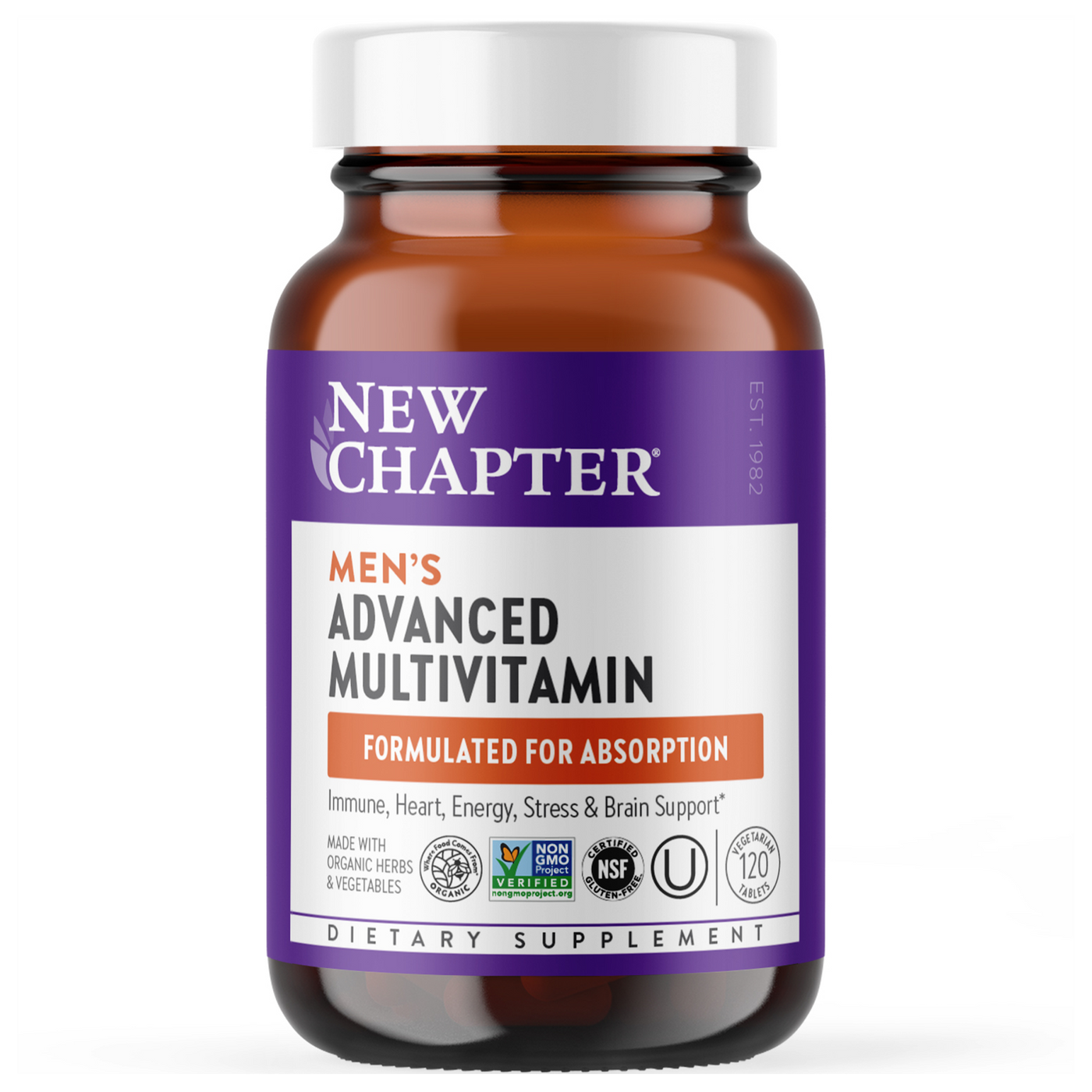 Men's Advanced Multivitamin 120 tabs Curated Wellness