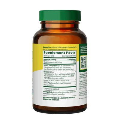 Turmeric Curcumin ES Whole Body 120 tab Curated Wellness