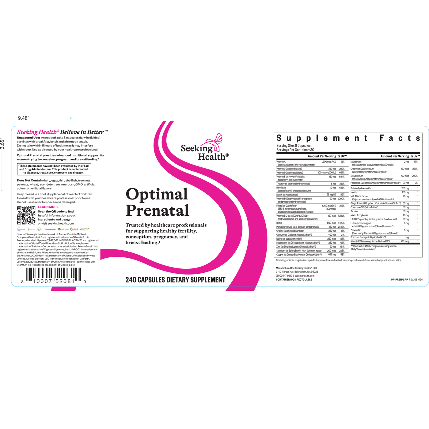 Optimal Prenatal  Curated Wellness