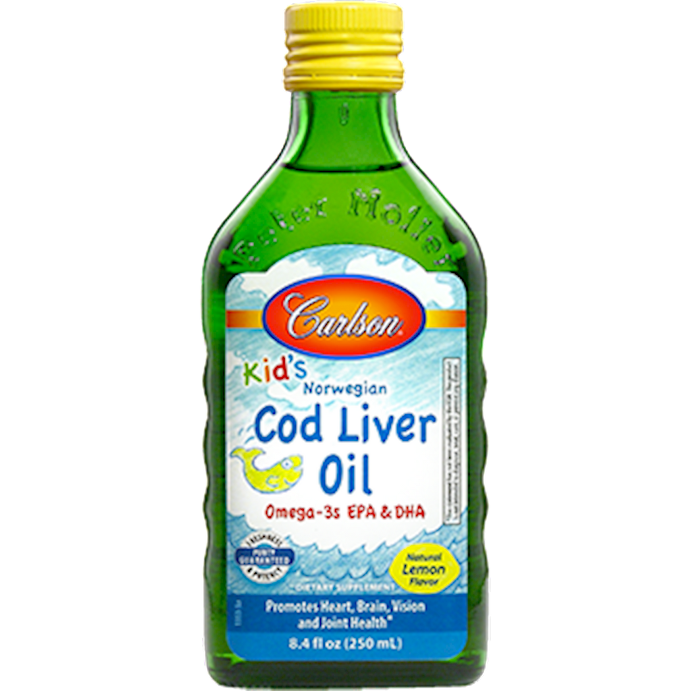 Carlson Kids Cod Liver Oil Lemon  Curated Wellness