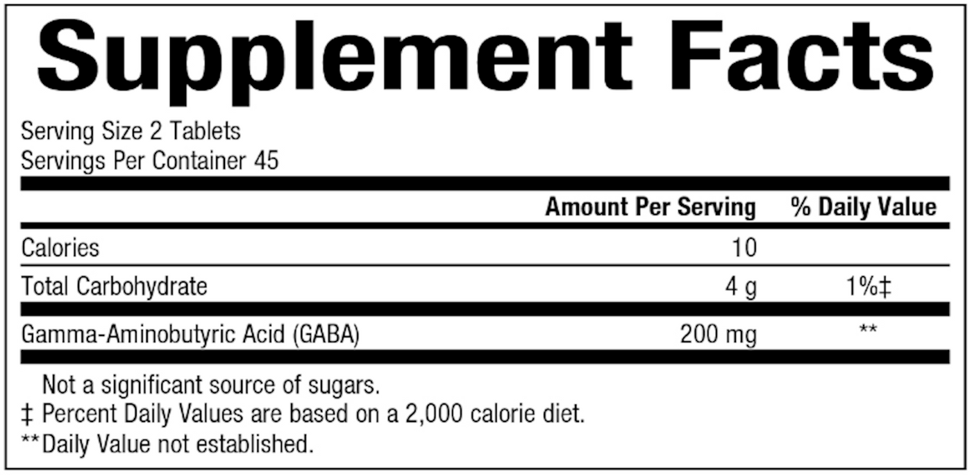 GABA -Pro - Tropical Brz 90 chew Curated Wellness