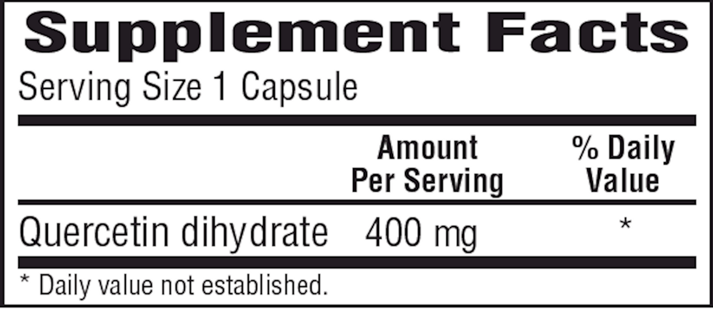 Quercetin 100 vcaps Curated Wellness