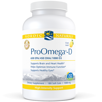 ProOmega D 1000 mg 180 gels Curated Wellness