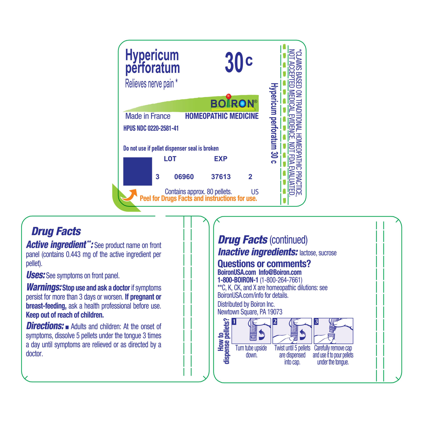 Hypericum perforatum 30C 80 plts Curated Wellness