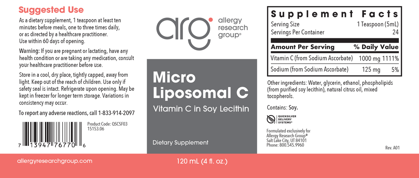 Micro Liposomal C  Curated Wellness