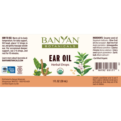 Ear Oil 1 fl oz Curated Wellness