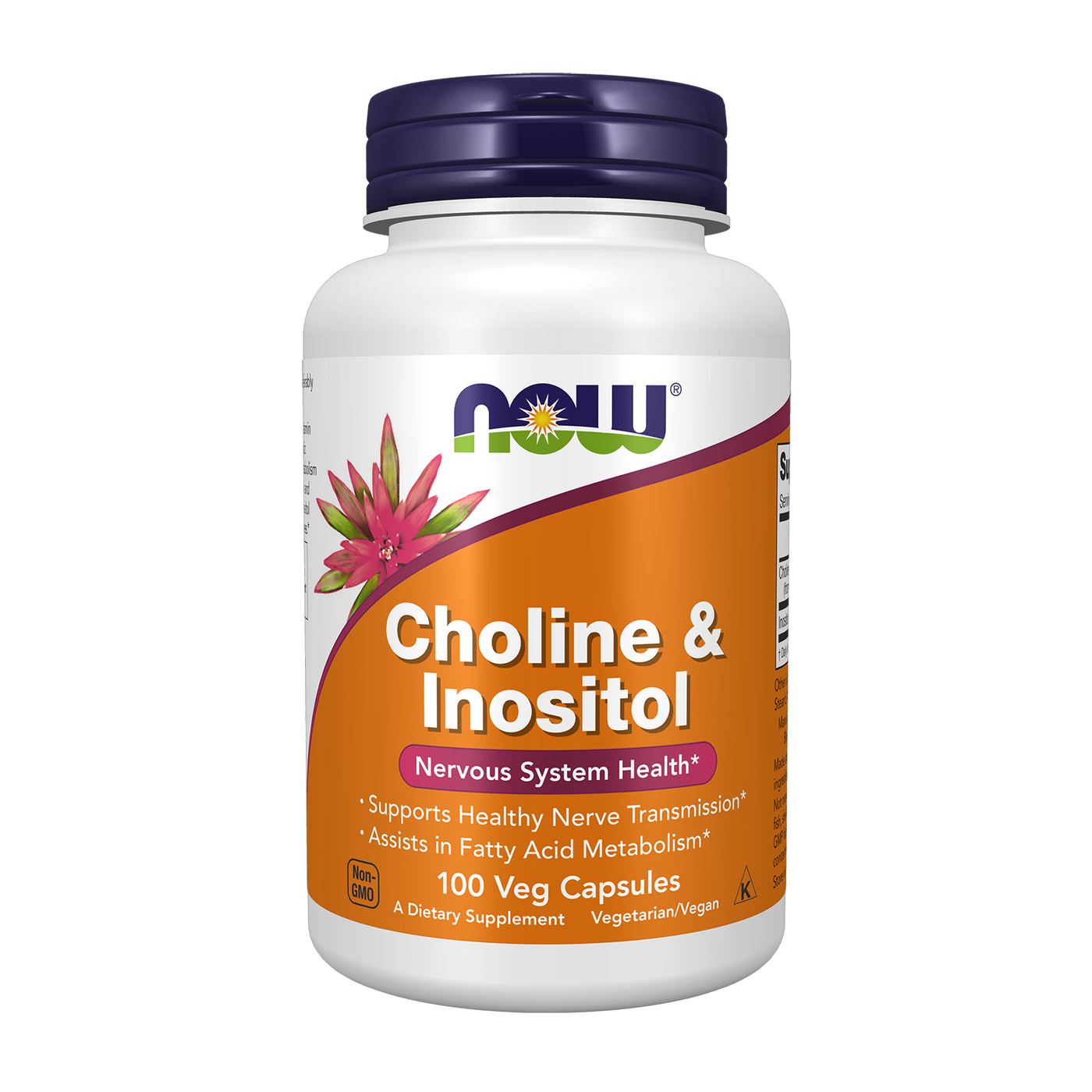 Choline & Inositol 500 mg 100 caps Curated Wellness