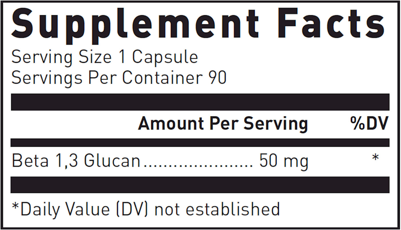 Beta 1,3 Glucan 50 mg  Curated Wellness