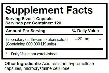 Boluoke® Lumbrokinase 120 caps