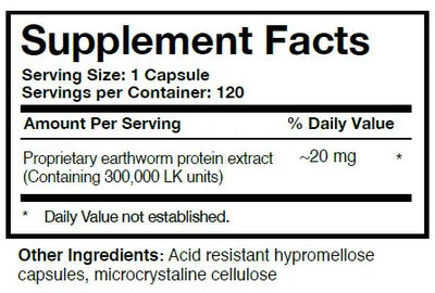 Boluoke® Lumbrokinase 120 caps