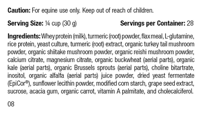 Equine Immune Support, Rev 06 Supplement Facts