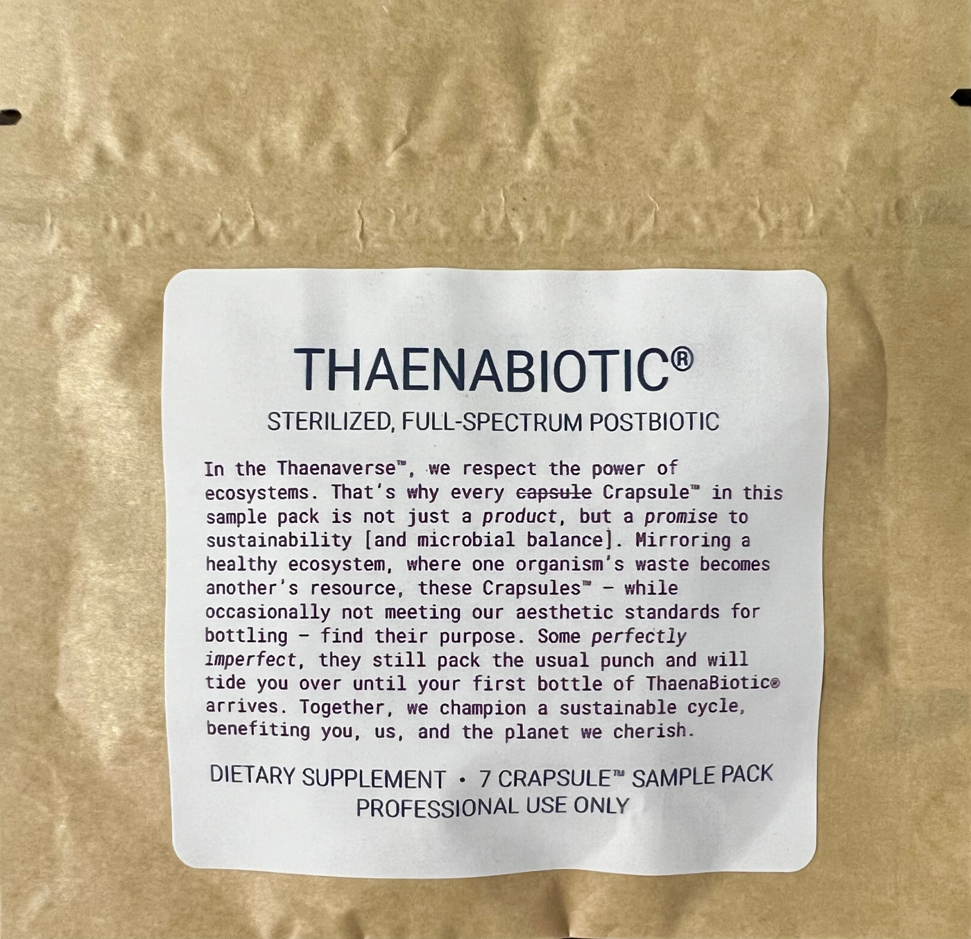 ThaenaBiotic® - Postbiotic Supplement