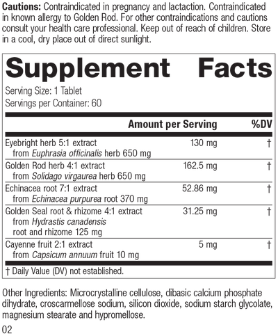 Rev 01 Supplement Facts Image