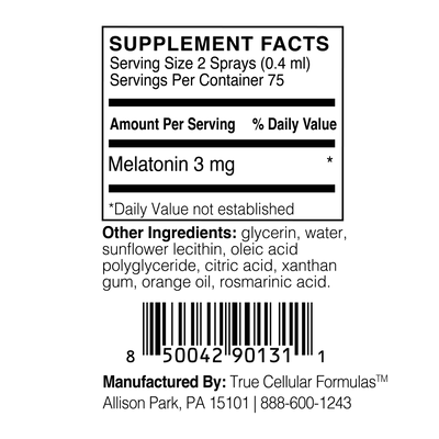 TruMelatoninPlus - Melatonin Spray