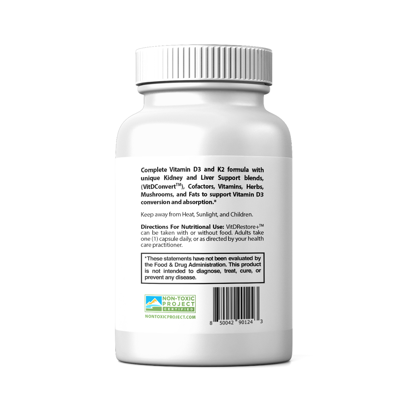 VITDRestore+™ - Vitamin D3 + K2 with Liver and Kidney Support