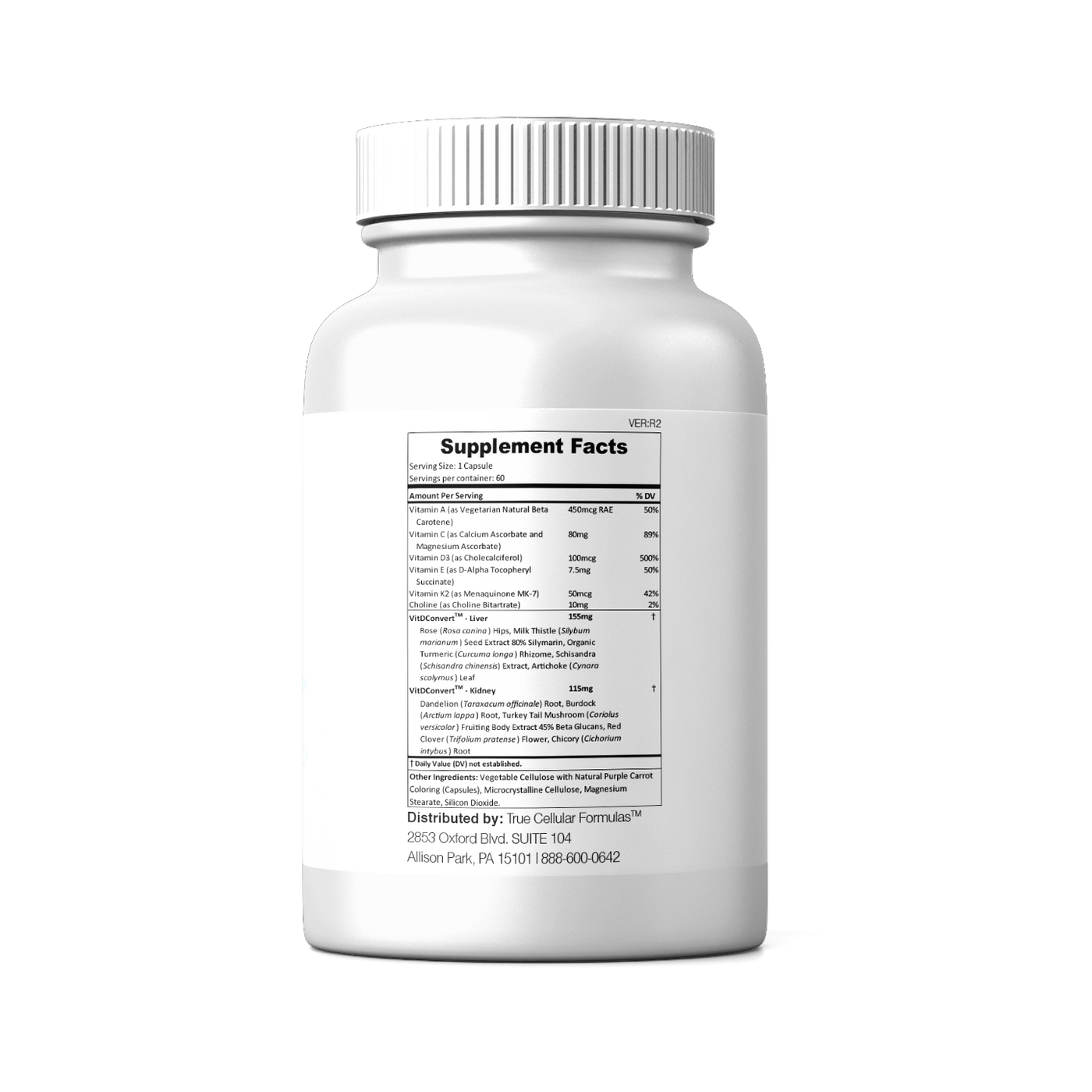 VITDRestore+™ - Vitamin D3 + K2 with Liver and Kidney Support