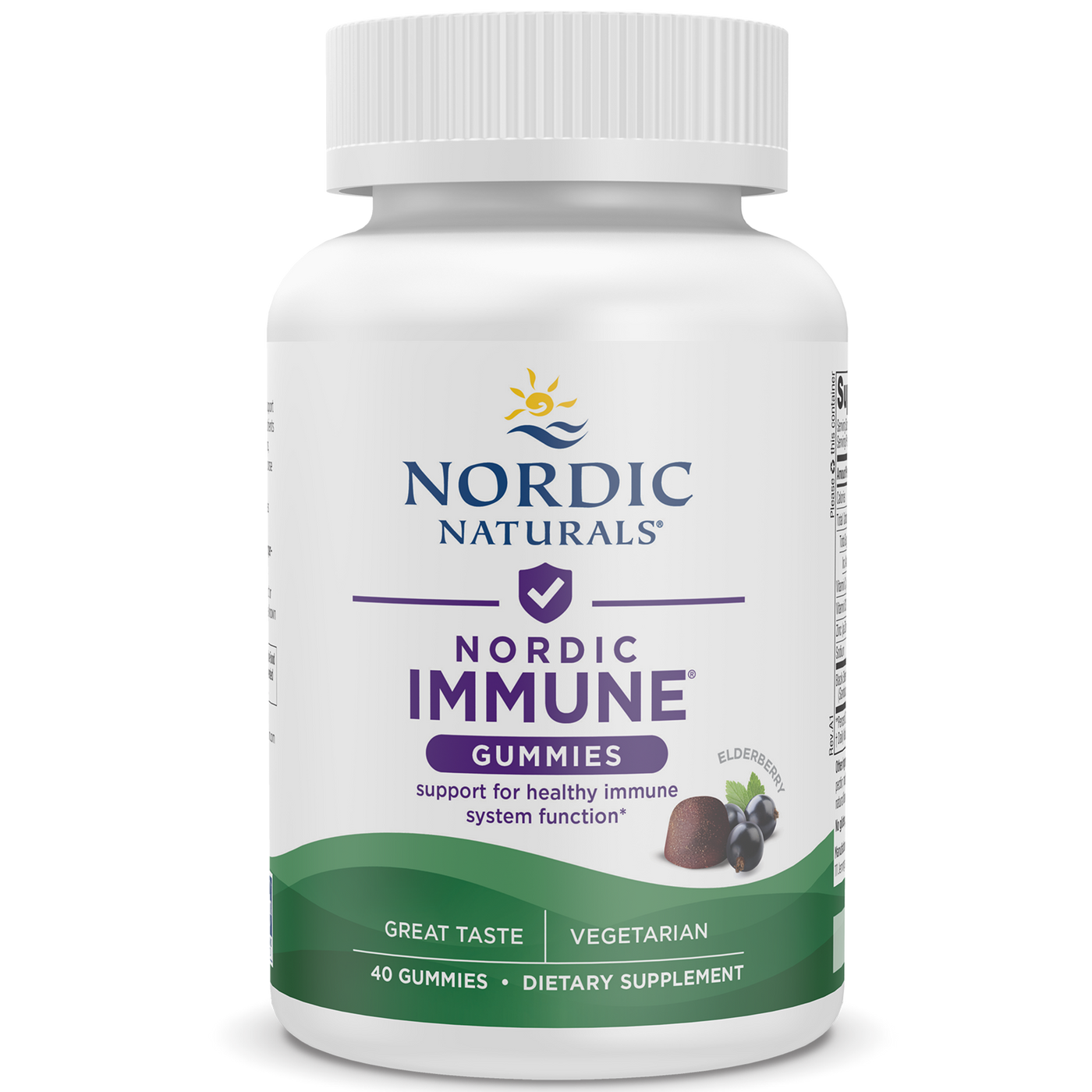 Nordic Immune Gummies 40 ct Curated Wellness