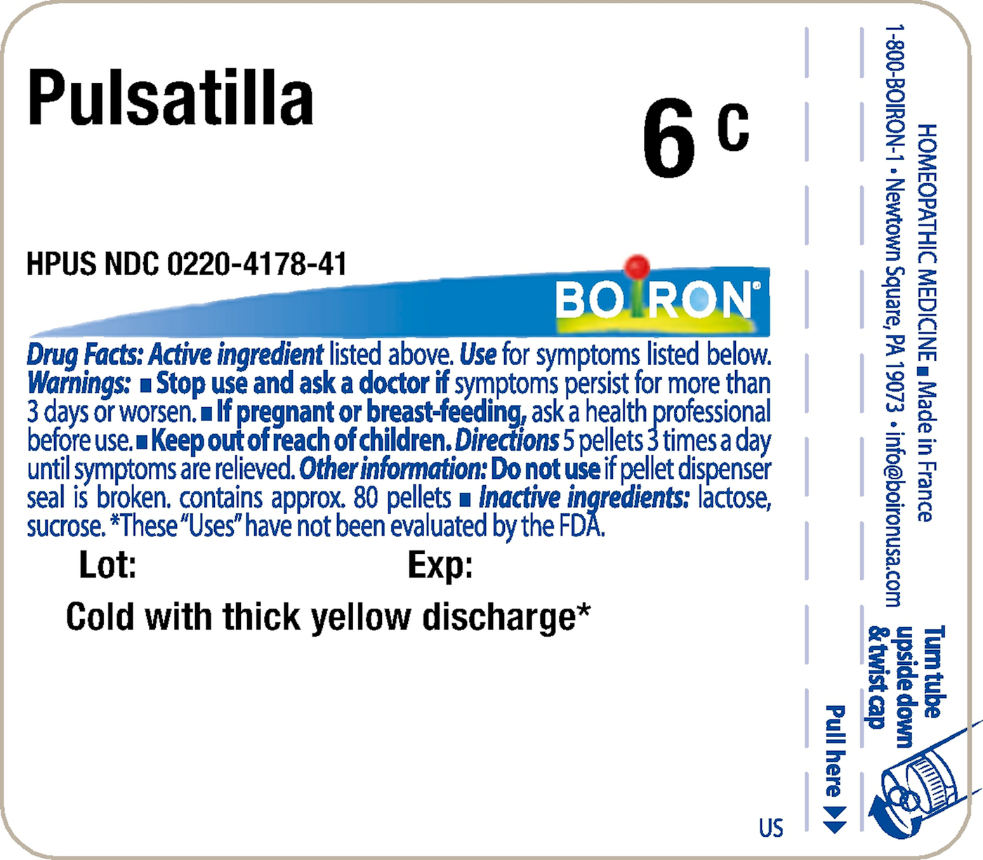 Pulsatilla 6C 80 plts Curated Wellness