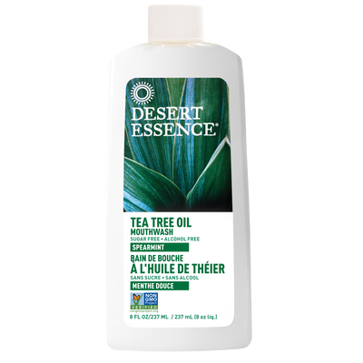 Tea Tree Oil Mouthwash w/ Spear 8 fl oz Curated Wellness