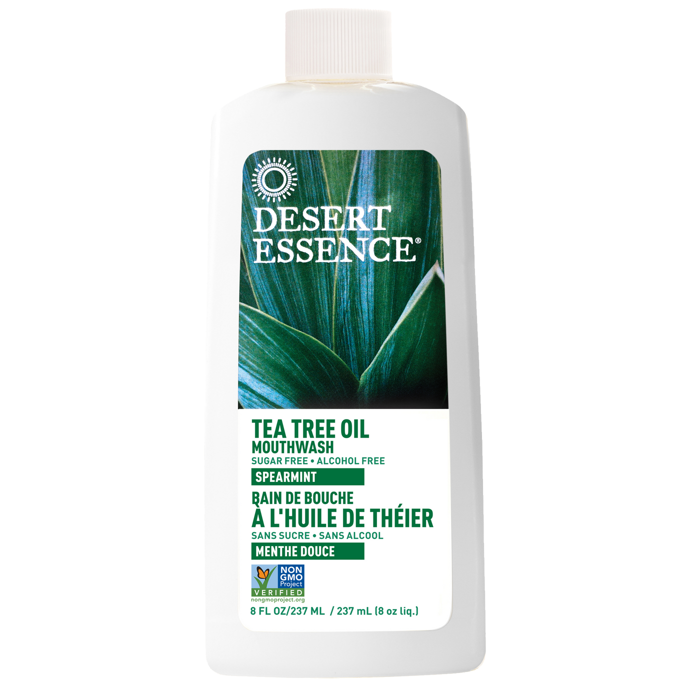 Tea Tree Oil Mouthwash w/ Spear 8 fl oz Curated Wellness