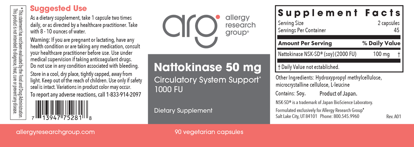 Nattokinase NSK-SD  Curated Wellness