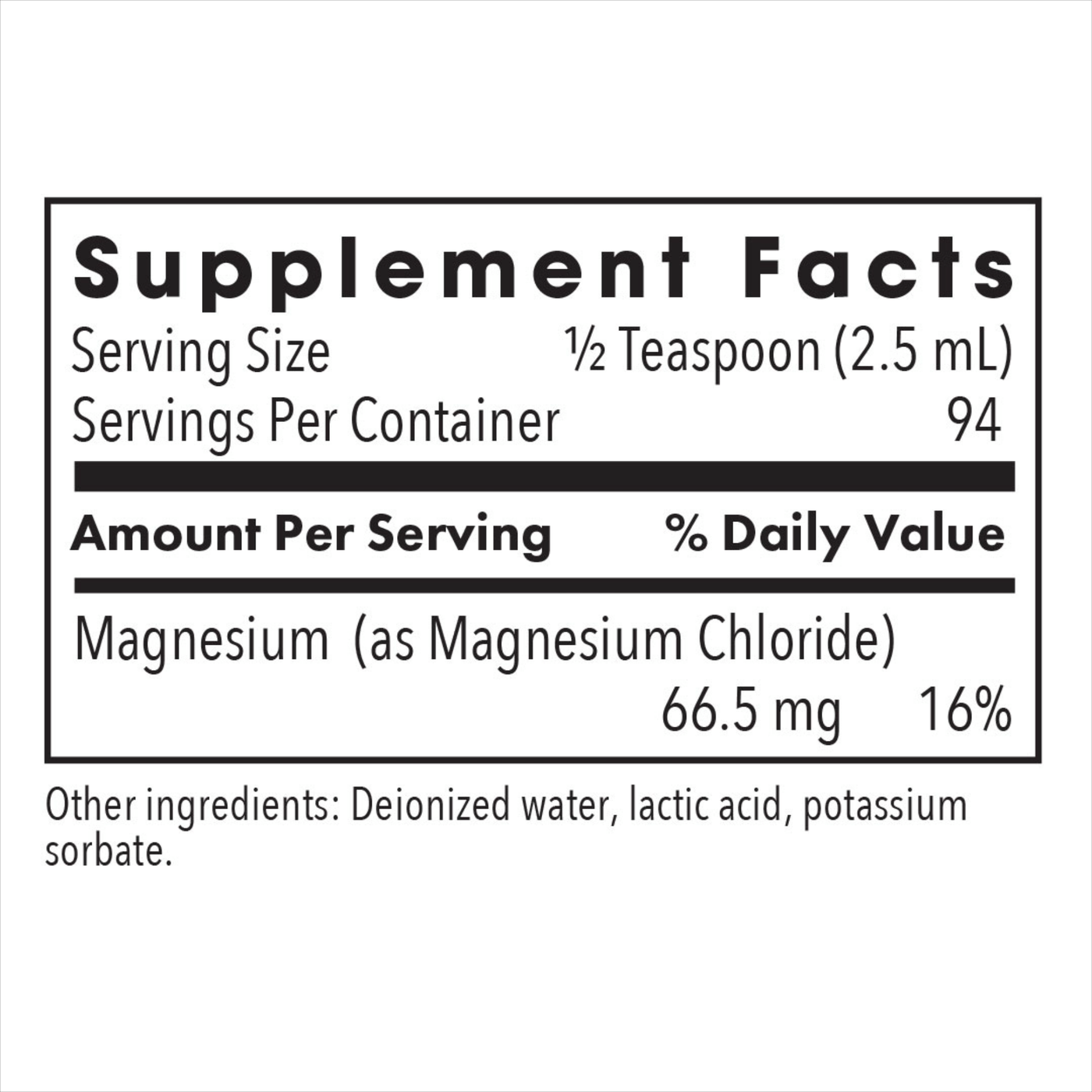 Solution of Magnesium  Curated Wellness