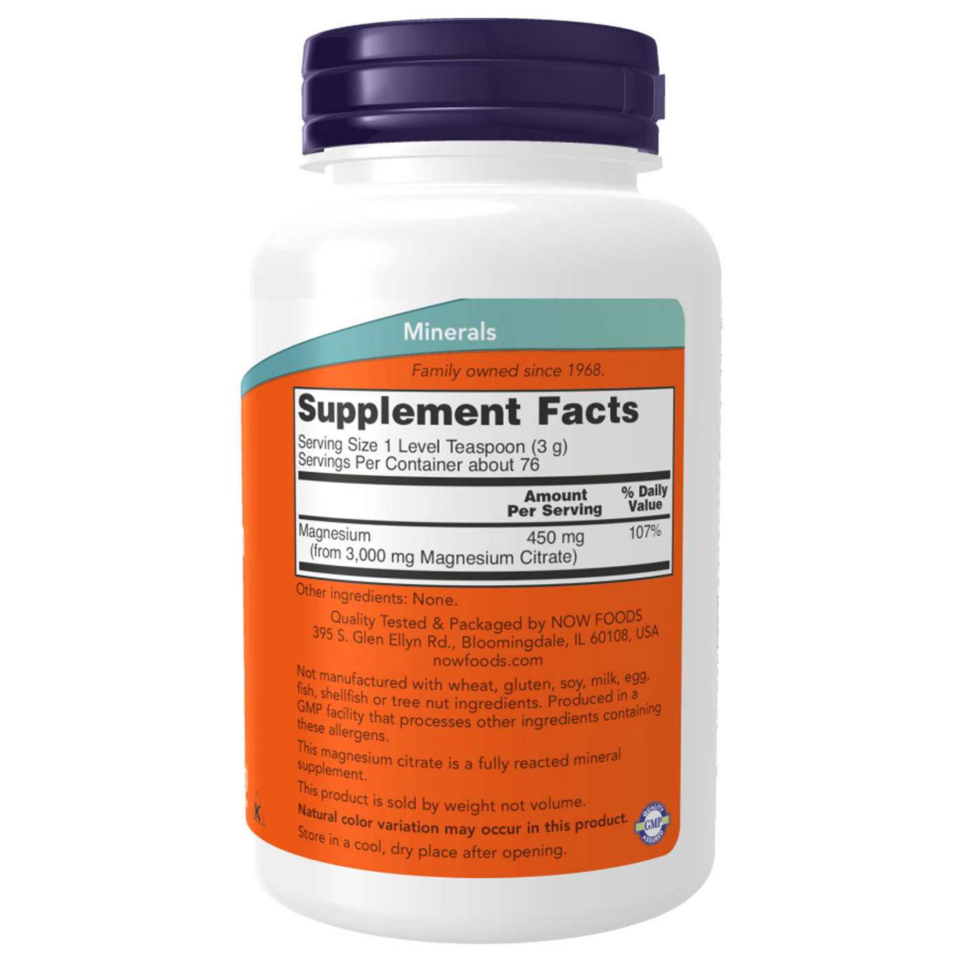 Magnesium Citrate Powder  Curated Wellness