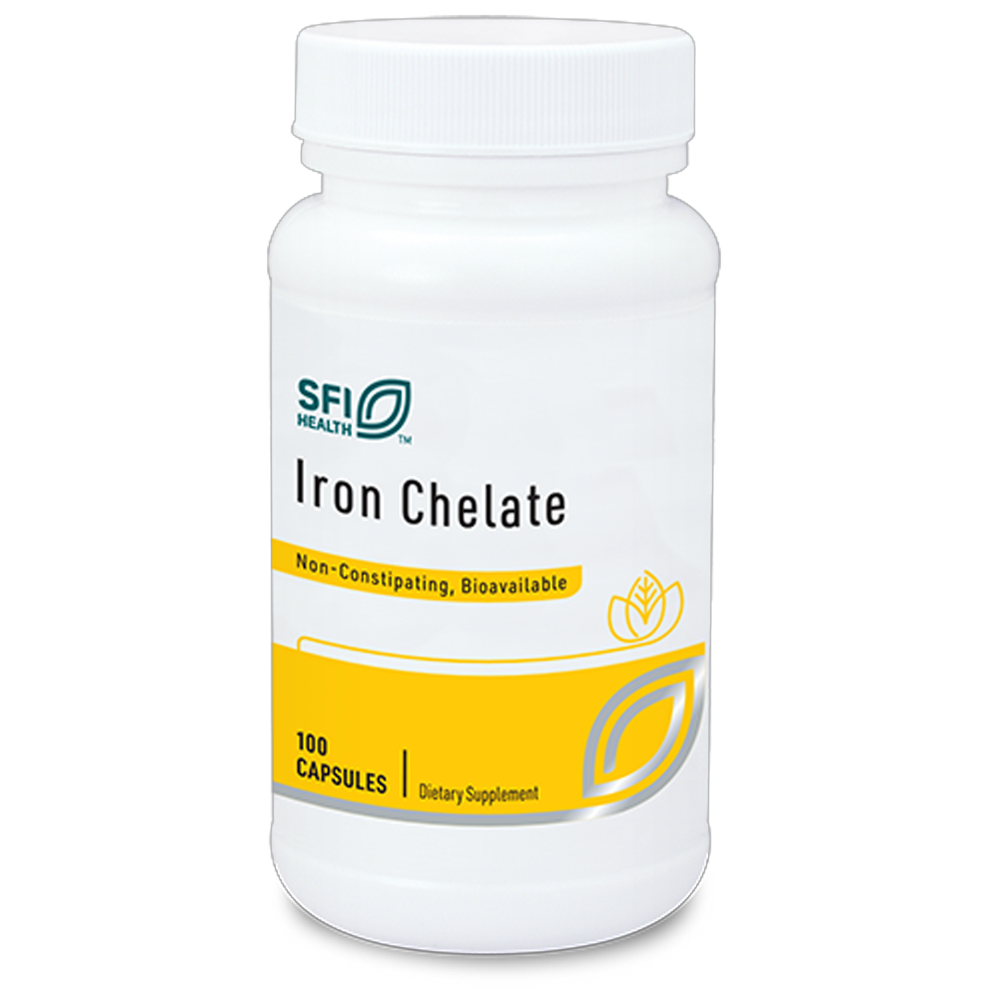 Iron Chelate 30 mg 100 vcaps Curated Wellness