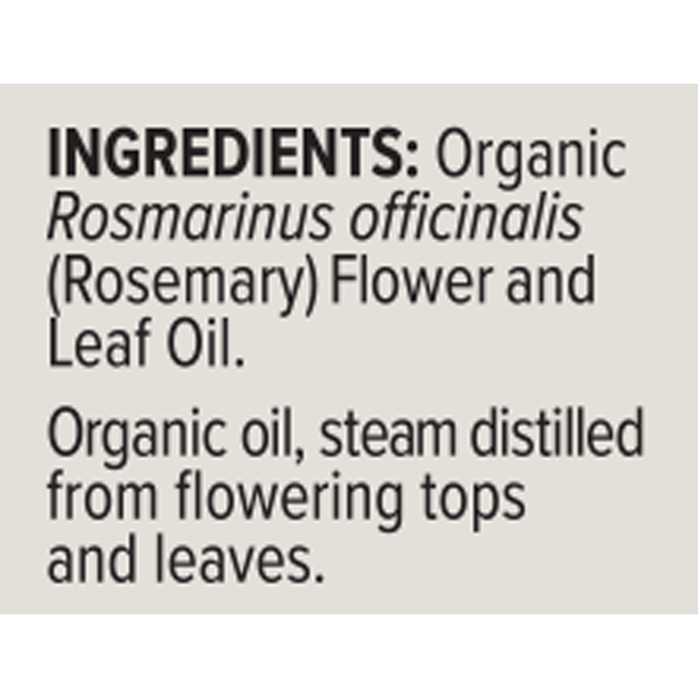 Organic Rosemary Essential Oil 1 fl oz Curated Wellness