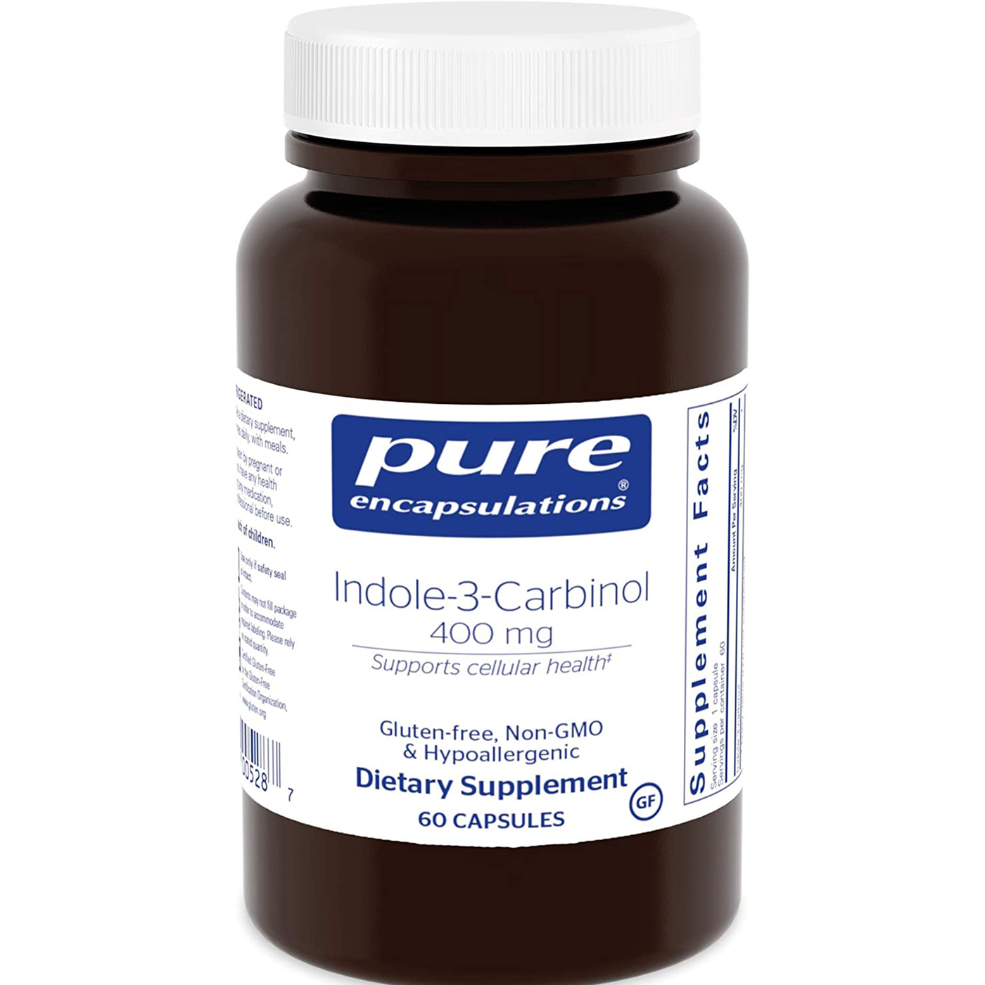 Indole-3-Carbinol 400 mg 60 vcaps Curated Wellness