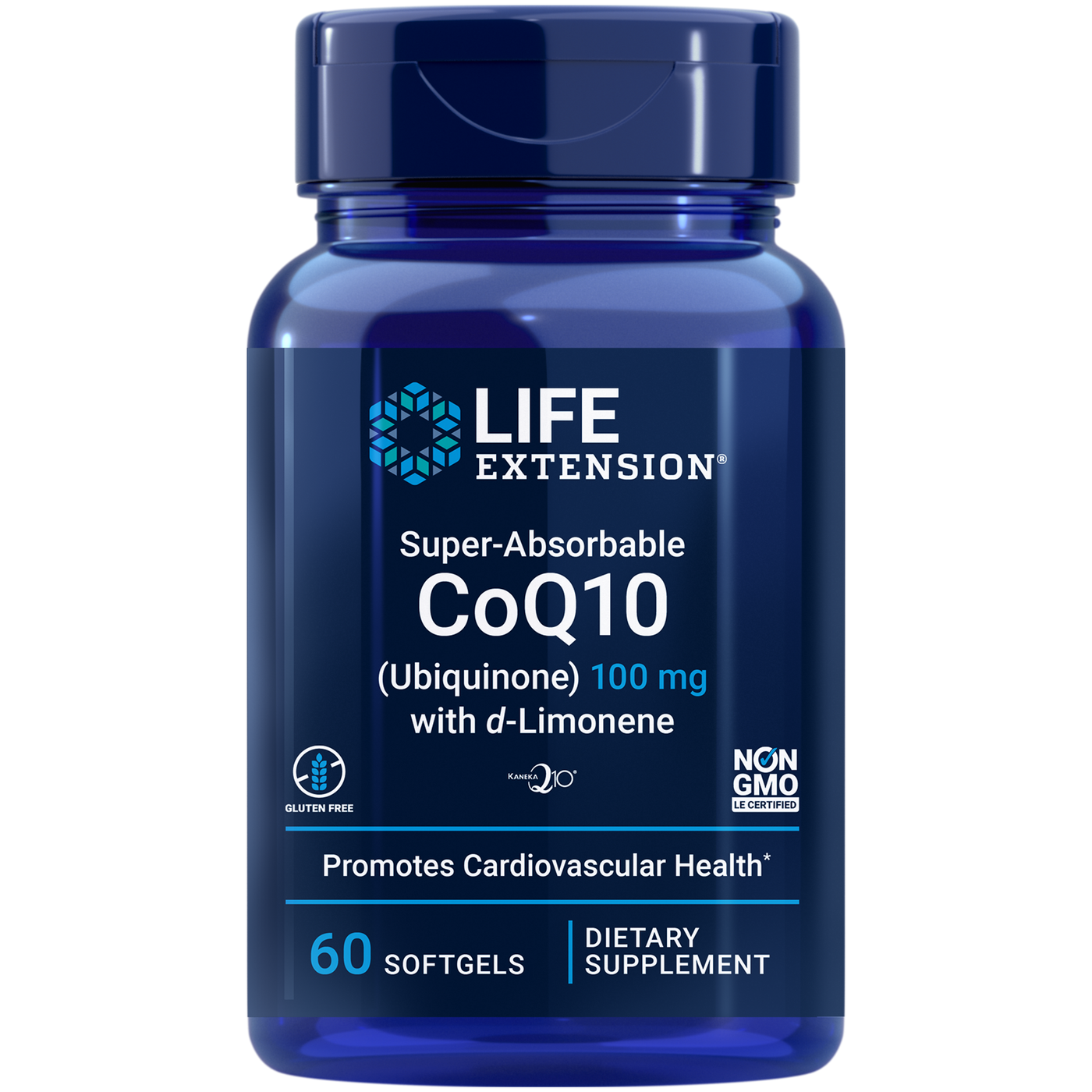 Super-Absorb CoQ10 d-Limonene 60 gels Curated Wellness