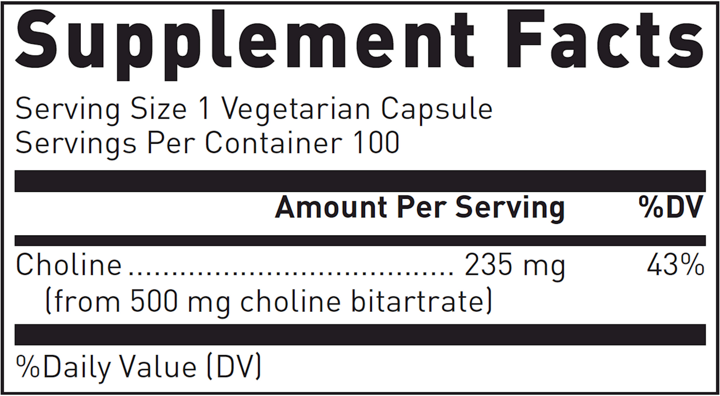 Choline Bitartrate  Curated Wellness