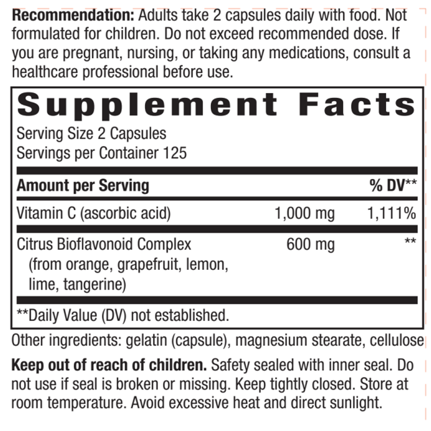 Vitamin C w/Bioflavonoids  Curated Wellness