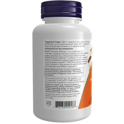 Probiotic Defense 90 vcaps Curated Wellness