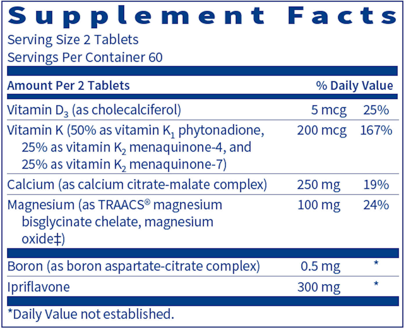 OsteoThera + Ipriflavone  Curated Wellness