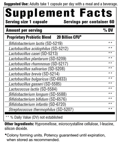 Flora 20-14 Ultra Strength  Curated Wellness