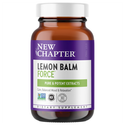 Lemon Balm Force 30 liquid vegcaps Curated Wellness