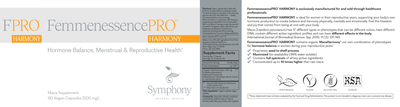 FemmenessencePRO HARMONY (Maca-GO®) 90c Curated Wellness