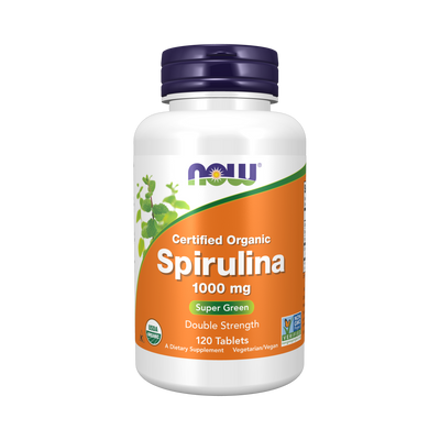 Organic Spirulina 1000 mg 120 tabs Curated Wellness