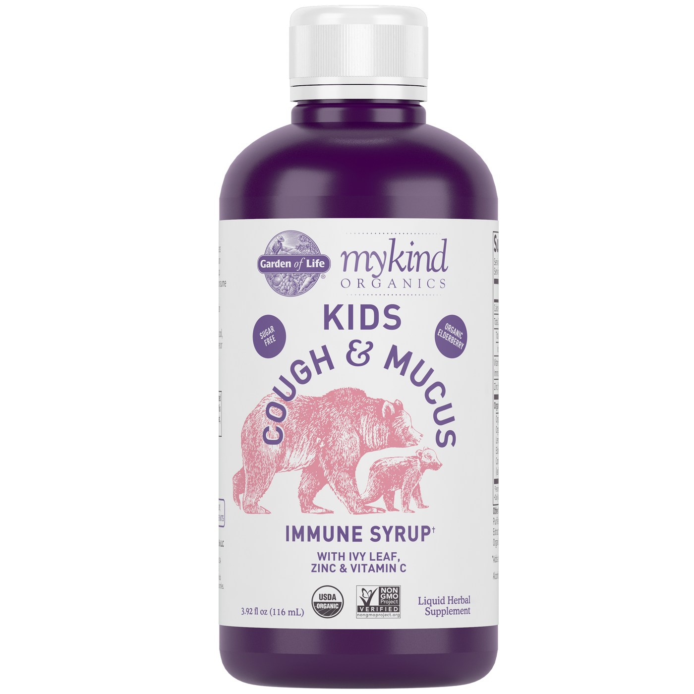 myKind Kids Cough & Mucus Imm 3.92 fl oz Curated Wellness