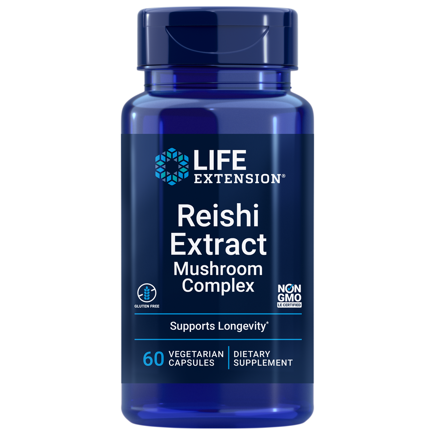 Reishi Extract 60 vcaps Curated Wellness