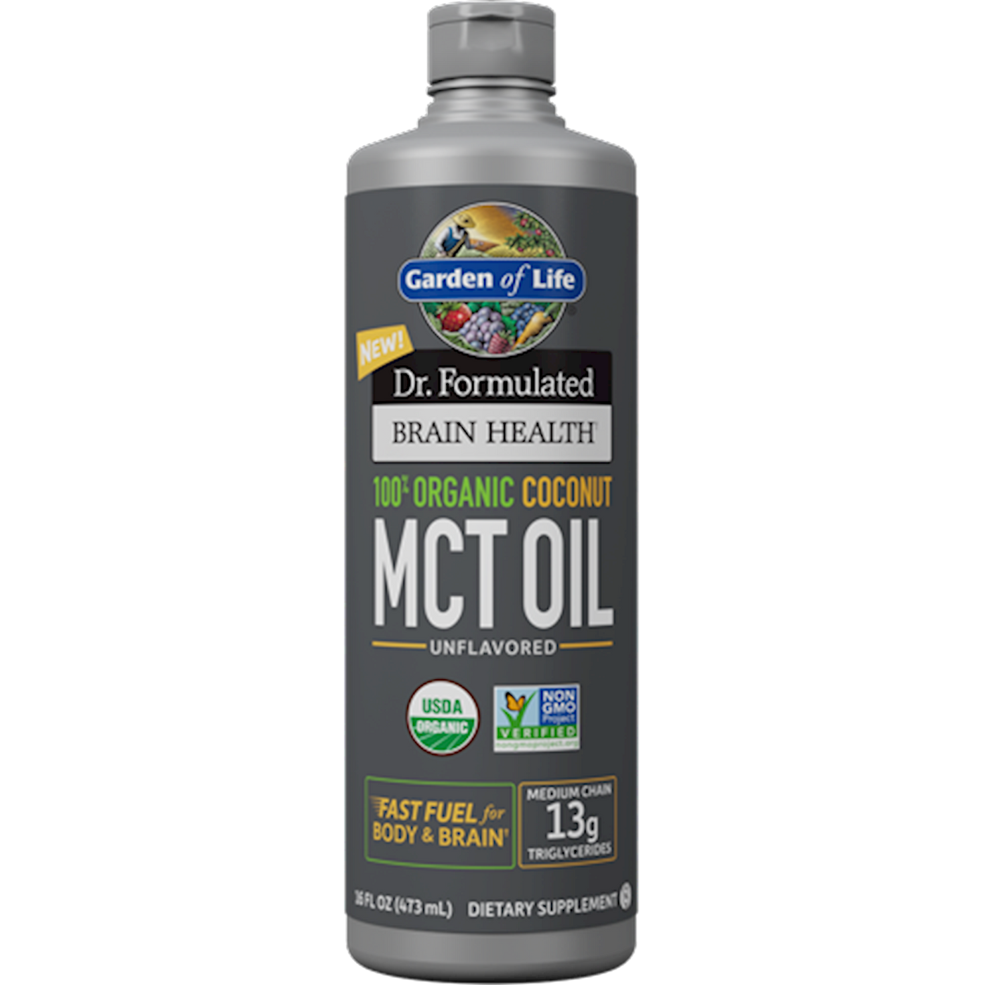 Dr. Formulated MCT Oil 16 fl oz Curated Wellness