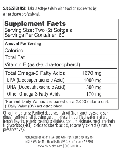 Best Catch Omegas 120 softgels Curated Wellness