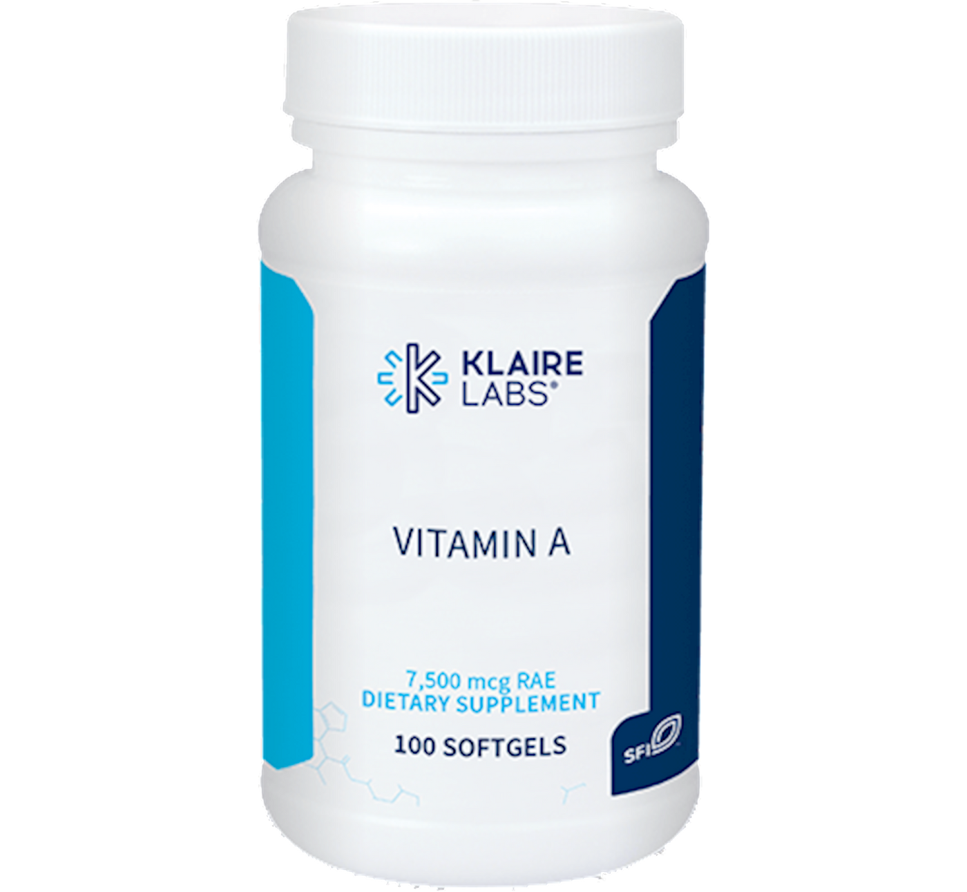 Vitamin A 7500 mcg 100 gels Curated Wellness