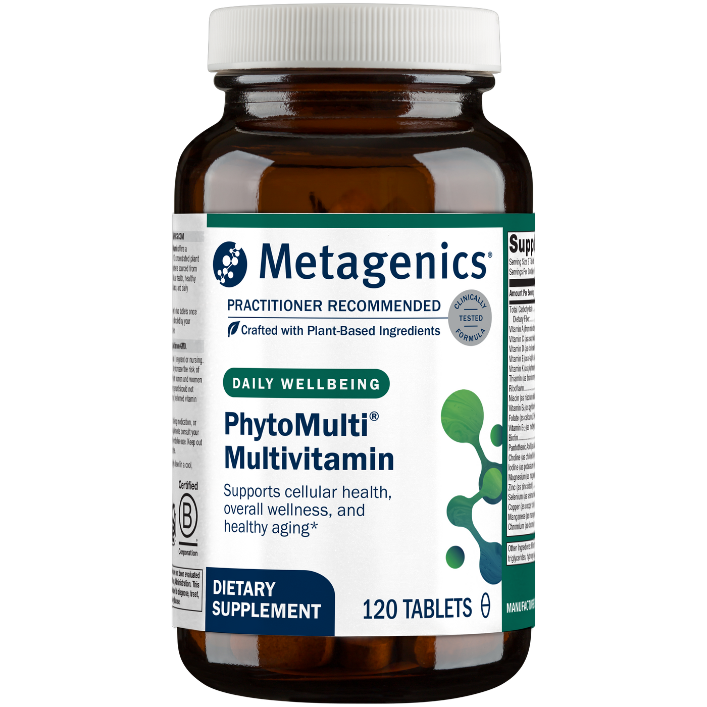 PhytoMulti® Multivitamin 120t Curated Wellness