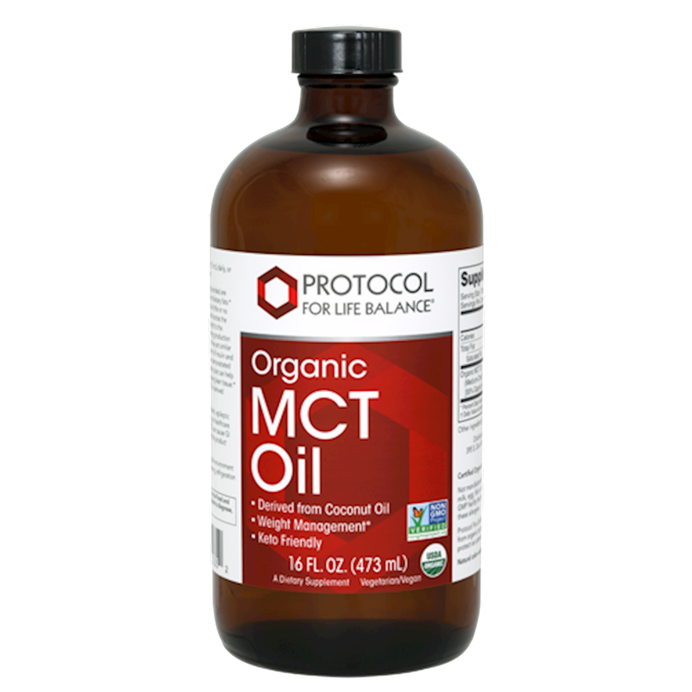 Organic MCT Oil 16 fl oz Curated Wellness