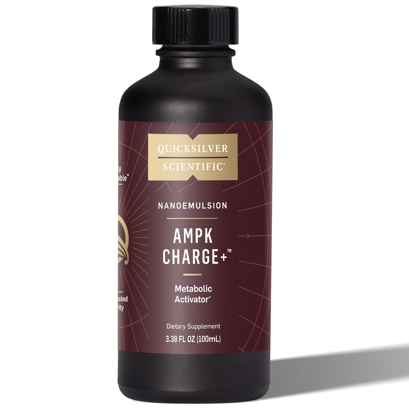 AMPK Charge+ Liposomal 3.38 fl oz Curated Wellness