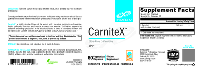 CarniteX 60 Capsules Curated Wellness