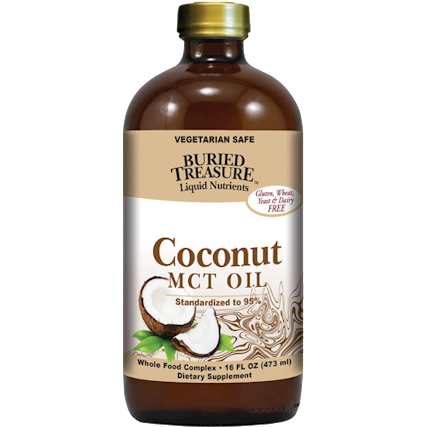 Coconut MCT Oil 16 fl oz Curated Wellness