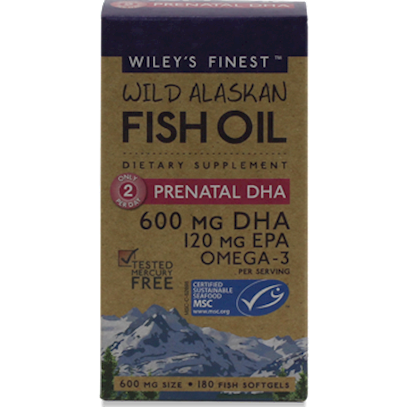 Wild Alaskan Prenatal DHA  Curated Wellness